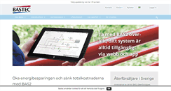 Desktop Screenshot of bastec.se