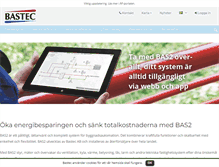 Tablet Screenshot of bastec.se